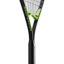 Wilson Tennisschläger Aggressor 112in/280g/Freizeit 2024 schwarz/neongrün - besaitet -